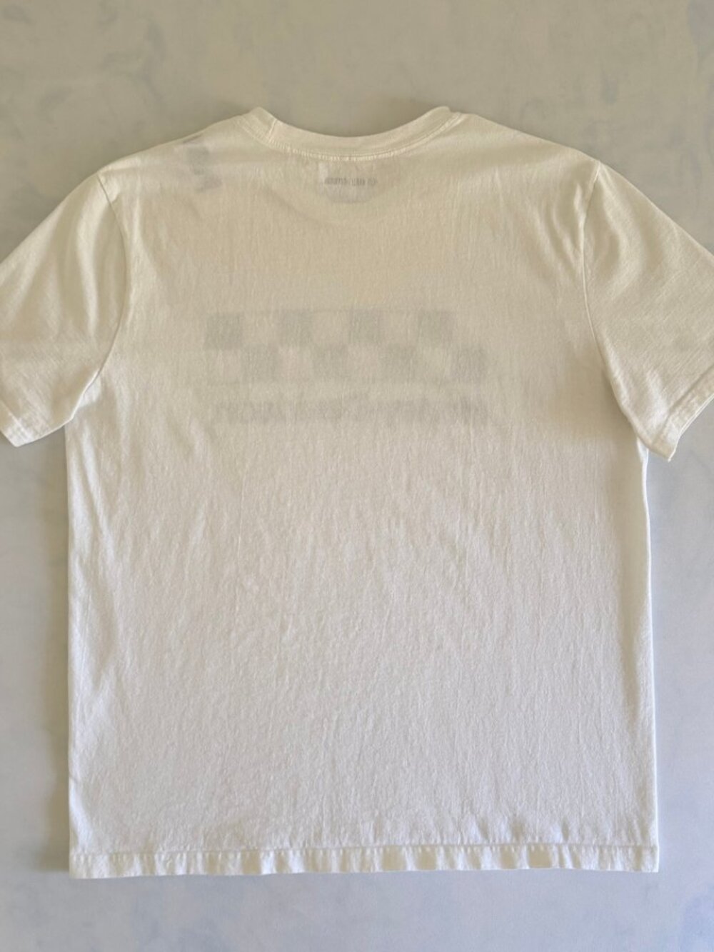 Harley Davidson White Graphic Checkerboard Logo Tee - Picture 2 of 5